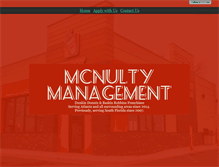 Tablet Screenshot of mcnultymanagement.net